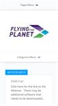 Mobile Screenshot of flyingtheplanet.com